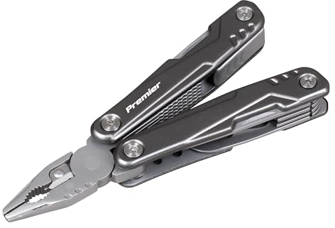 Sealey Premier 14-Function Multi-Tool - PK39, Foldable Pliers, Knife, Screwdriver, Wire Cutter, Multi Purpose Tool - PK39