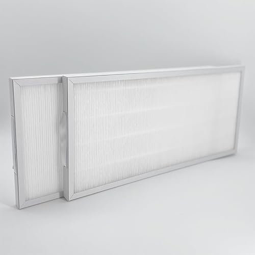 TOP FILTRE - Lot de 2 Filtres M6 Compatibles VMC Double Flux France Air Cocoon’2 D300/D400 – Filtration Haute Performance – Dimensions 493 x 235 x 22 mm
