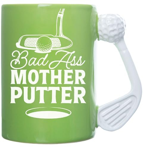 Boxer Gifts Funny Golf Gifts for Men - Novelty Golf Mug - Badass Mother Putter - Golfing Secret Santa Gift - Golf-Themed Presents & Prizes