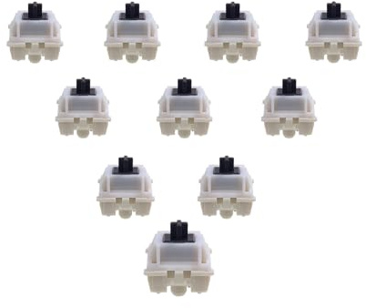 GK GAMAKAY Planet Series Switch, Pluto Tactile Mechanical Keyboard Switch, GamaKay Switch 5 Pin Pre-lubed Switches for DIY Mechanical Gaming Keyboard (Pluto Swicth-45Pcs)