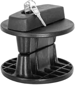 MNEVZX Benzinkanister Reservekanister Benzinkanister-Verriegelungshalterung für 10 20 30L Jerry Kraftstoffkanister Gastank Ölbehälter mit Schlüssel(1PC for 10L)