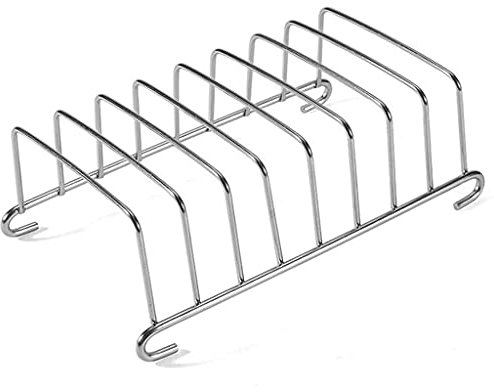 Riiichflowshop 8 Fentes Stick Toast Rack Holder BBQ en Acier Inoxydable Safe Rec Air Fryer Accessoires Fournitures de Cuisine en Acier Inoxydable