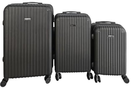 Home Deluxe ABS Koffer Set 73,5 cm, 64cm, 53,5 cm, Handgepäck Koffer in einem Set, Sehr robuste Reisekoffer mit sanften Rollen & Zahlenschloss, Reisekoffer