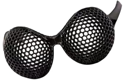 Oxxggkao Ausgehöhlte Brille mit leichtem Tieraugen Design, ideal für Mottopartys und Streetstyle Kostümparty Accessoires