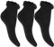 QZ FASHION 6 Pairs Ladies Girls Frilly White Lace Trim Ankle Trainer Liner Socks Uk Size 4-6 (UK, Numeric, 4, 6, Black)