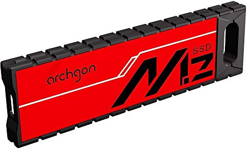 Archgon G70, Externe SSD M.2, 960GB, USB 3.1, Gen 2 (Type-C), Gaming Portable, rot