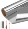 Arthome Vinilo Ventana Privacidad Vinilos Anti Sol Bloqueo Espejo Película No Adhesiva Estática Cling Control de Calor Reflectante Vidrio Vinilo Decorativos para Hogar, Oficina, 60cmx460cm, Plata