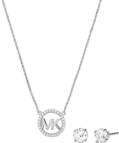 Michael Kors MKC1260AN040 Damen Collier Set Collier&Ohrstecker Silber 925 45 cm