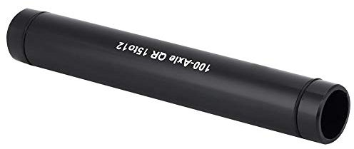 Alomejor Steckachsenadapter Fahrrad Schnellspanner Hinten Radnabenadapter 15 mm auf 12 mm Hub-Konvertierung(schwarz)