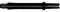 L-style l-shaft locked straight schwarz 330 46 mm