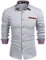 COOFANDY Hemden Langarm Herren Bügelleicht Hemden Modern Langarmhemd Business Hochzeit Freizeit Hemd Rockabilly Slim Fit Kentkragen Hemd Weiß 2XL