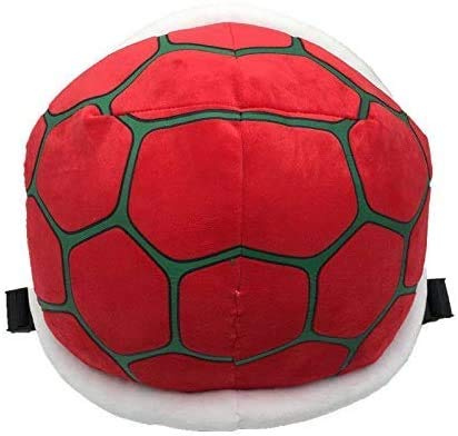 Idealplast Plüsch Schildkröte Schildkrötenpanzer Turtle Rucksack Bag Kinder Kostüm (red)