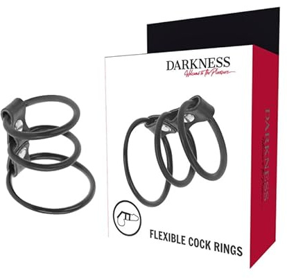 DARKNESS SET DE 3 ANILLAS PENE FLEXIBLE