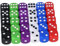 Storm&Lighthouse 30 6-seitiges Würfel Set D6 Würfel mit abgerundeten Ecken für sanftes Rollen, Spielwürfel und Lehrmaterialien für Mathematik. Kleines Würfelspiel, Verscheide Bunte Würfeln
