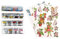 Ideen mit Herz Diamond Painting Sticker | 4 Bogen in DIN A4 | Aufkleber einzeln abziehbar | inkl. Schmucksteine (Elfen)