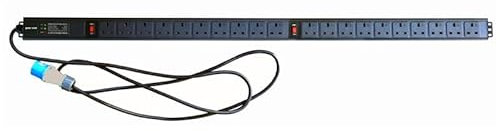 19 Inch Racking, Rack Power, 20 Way UK Vertical Rack Mount PDU PDU20-UK, Power Strips - PDU20-UK