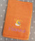 ★ Handtuch mit Namen und Motiv Bestickt ★ Duchtuch ★ Geschenk ★ Badetuch ★ 500 g/m2 ★ (70 x 140 cm, Orange)