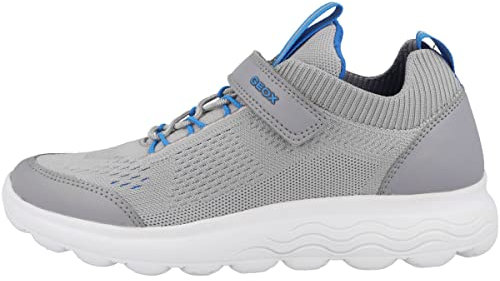 Geox Junior Boy J SPHERICA Boy Sneakers Grey/LT Blue 32_EU
