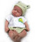 Miaio 12 Junge Mikro Frühchen Ganzkörper Silikon Babypuppe Loulou Lebensechte Mini Reborn Puppe Surprice Kinder Anti-Stress My Melody