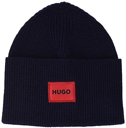 Hugo Herren Xaff 6 Beanie, Navy410, Einheitsgröße EU