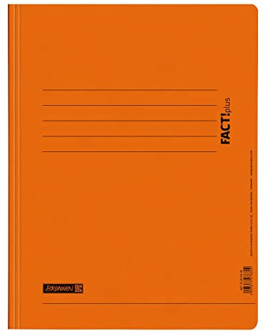 PARTY DISCOUNT NEU BRUNNEN Schnellhefter FACT!Plus DIN A4, aus Karton, orange