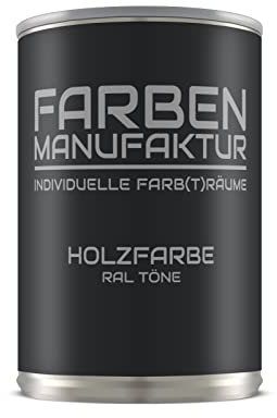 Kopie: Farben Manufaktur Holzfarbe Wetterschutzfarbe Holzlack Holzschutzlack Holzdecklack RAL 2/5L, Farbe: ca. RAL 1015 Hellelfenbein, Größe: 2L