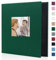 Miaikoe Fotoalbum, 15 x 10 cm, 400 Taschen, Einsteckalbum, groß, Leinen, Buch für 400 vertikale Fotos im Format 10 x 15 cm (40 Einschubtaschen), für Familie, Hochzeit, Jahrestag, dunkelgrün