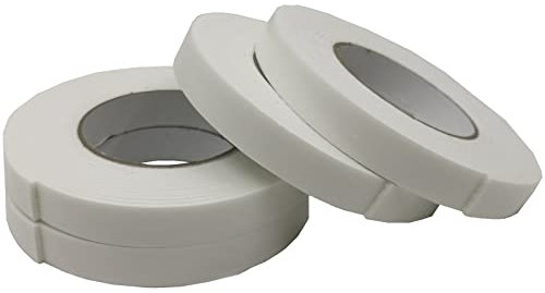 XIUDONG 4 Rolls Double Sided Tape Total 20 Meters Long Double Sided Foam Tape Heavy Duty Mounting Tape Waterproof Foam Tape Can Be Cut Any Length