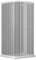 OLIMPO DOCCE - Box doccia a soffietto su tre lati in pvc ingresso centrale - 70x80x70