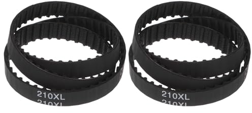 sourcing map 2 Stück 210XL 037 Zahnriemen 105 Zähne Gummi Zahnriemen 0,37 Breite 0,20 Steigung Gummizahnriemen Keilriemen Industrie Antriebsriemen Mechanische Ersatzriemen
