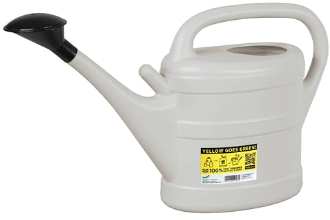 Recycling Gießkanne 10 Liter mit Brause (Hellgrau)