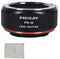 PHOLSY Manueller Objektivadapter: Kompatibel mit Pentax K Objektiv und Sony E (NEX) Kameragehäuse, PK auf E
