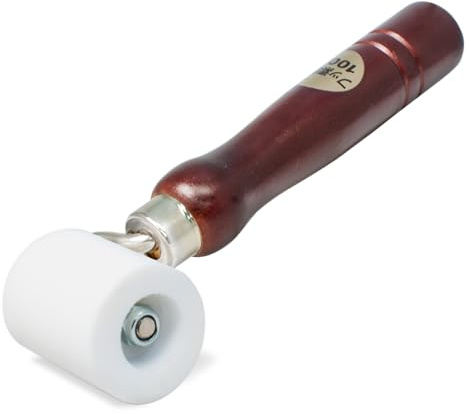KLASS Wallpaper Seam Roller, Non-Stick Polymer with Solid Steel Ball Bearings, 35x40mm, Made in JAPAN