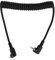 2.5mm to Male Flash Sync Cable Cord, Flash Sync Cable 2.5mm Male to Male Coiled Cord, Coiled Cord with Screw Lock for Camera EM Series DSLR