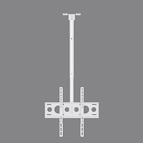 Soporte de techo para TV de 32 a 50 pulgadas, soporte colgante de movimiento completo para televisores planos/curvos de hasta 88 libras, kit de montaje de TV de fijación de tornillo de expansión