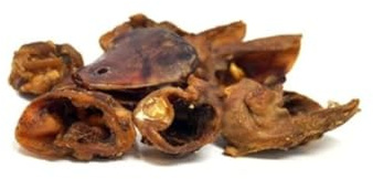 Dei Nature Schweine-Ohrhörer, getrocknet, Hundeleckerlies, für Hunde, 1 kg, natürlicher Snack, geeignet für Barfdiät
