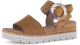 Gabor Damen Plateausandalen, Frauen Sandalen,Freizeitschuhe,offene Schuhe,Strandschuhe,Plateausandaletten,Dicke Sohle,breit,Sattel,36 EU / 3.5 UK