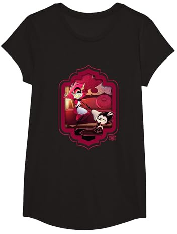 Hazbin Hotel - Niffty T-Shirt, Mädchen, Schwarz, S