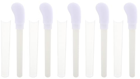 JOINPAYA Lot de 5 Limes à Ongles en Céramique Blanches, Limes Simples pour Manucure et Pédicure, Outil de Polissage Léger et Portable, Accessoire Professionnel pour Soin Couleur Aléatoire