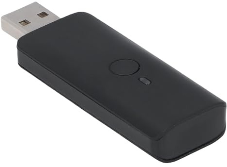 Sxhlseller Wireless-Controller-Adapter, USB-Wireless-Controller-Adapter-Konverter für Switches, Unterstützt und Neuzuordnung, mit Bluetooth V5.3, Plug-and-Play für PC, und Spielekonsolen (Black)