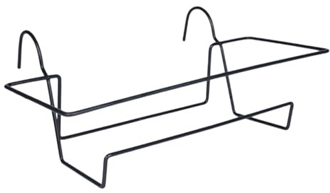 Generisch Balkonkastenhalterung,Metall-Blumenhalter - Pflanzkübel Halter für Geländer,für, Balkon, Terrasse, Garten, innen & außen