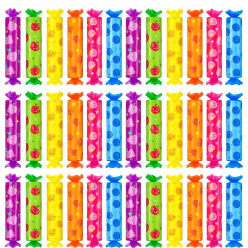 ZOVRIXIA Mini Evidenziatori Regalini Fine Festa Compleanno Bambini, 36 Pezzi Evidenziatori Mini con 6 Colori, Forma Caramella Evidenziatori Bambina per Scuola Regalo Gadget