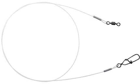 Spro Matt Black Leader Fluoro - 2 Fluorocarbon Spinnvorfächer zum Spinnfischen, Spinnvorfach, Vorfach zum Spinnangeln, Länge/Durchmesser/Tragkraft:40cm / 0.60mm / 20kg - 44lb