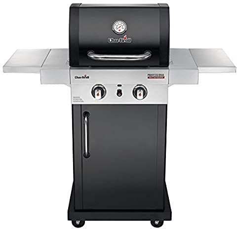 Char-Broil Professional Serie 2200 B: Barbacoa de Gas de Dos quemadores con tecnología TRU-Infrared™, Acabado en Negro.