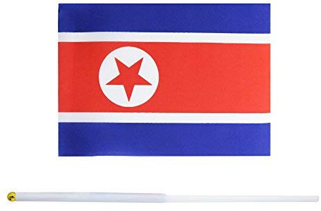 Art Girl 25 Small Country Hand Flagge 8.2 x 5.5'',11.8 Korea