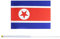 Art Girl 25 Small Country Hand Flagge 8.2 x 5.5'',11.8 Korea
