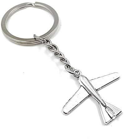Onwomania - Drohne Flugzeug Hobby Sport Schlüsselanhänger - Metall Glücksbringer ideal als Geschenk z.B. für den besten Freund, die beste Freundin, Mama - Für Männer, Frauen & Kinder