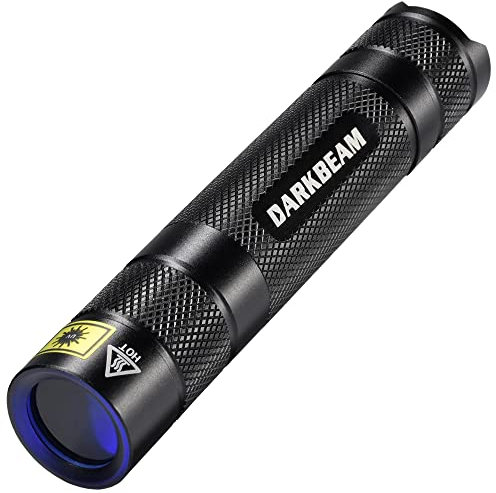 DARKBEAM B01 10W UV 365nm Blacklight Flashlight Wood's lamp Black Lights Portable Rechargeable Ultraviolet Handheld Scorpion for Pet Urine Detector Resin Curing