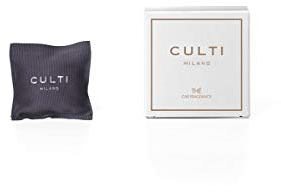 Culti Autoduft in Duftkissen Größe 7 x 7 cm Milano | Duft The, Sencha und Hölzer - Brenndauer 3 Monate