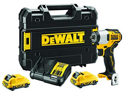 DeWalt 12V 3/8 Brushless Impact Wrench including 2 x 2ah batteries and charger